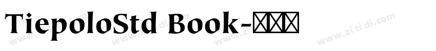 TiepoloStd Book字体转换